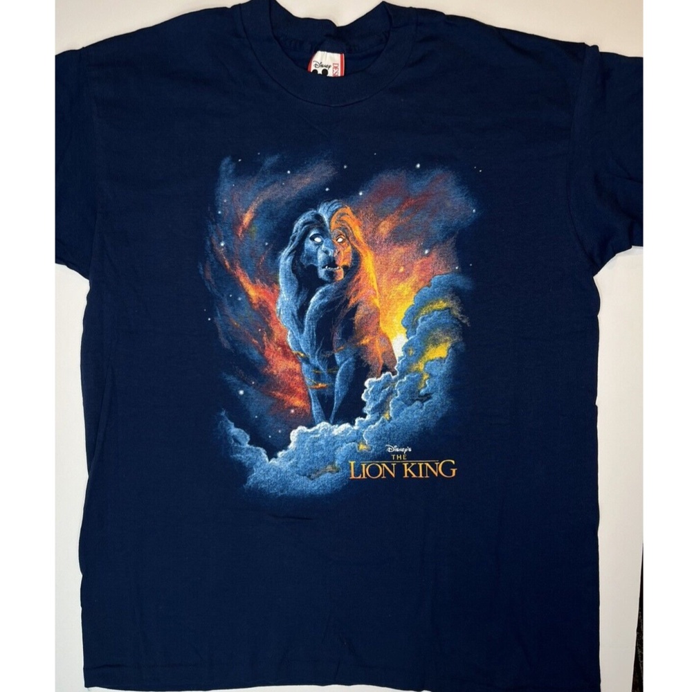 Vintage 1990s Disney Designs Lion King Promo Shirt Size LARGE